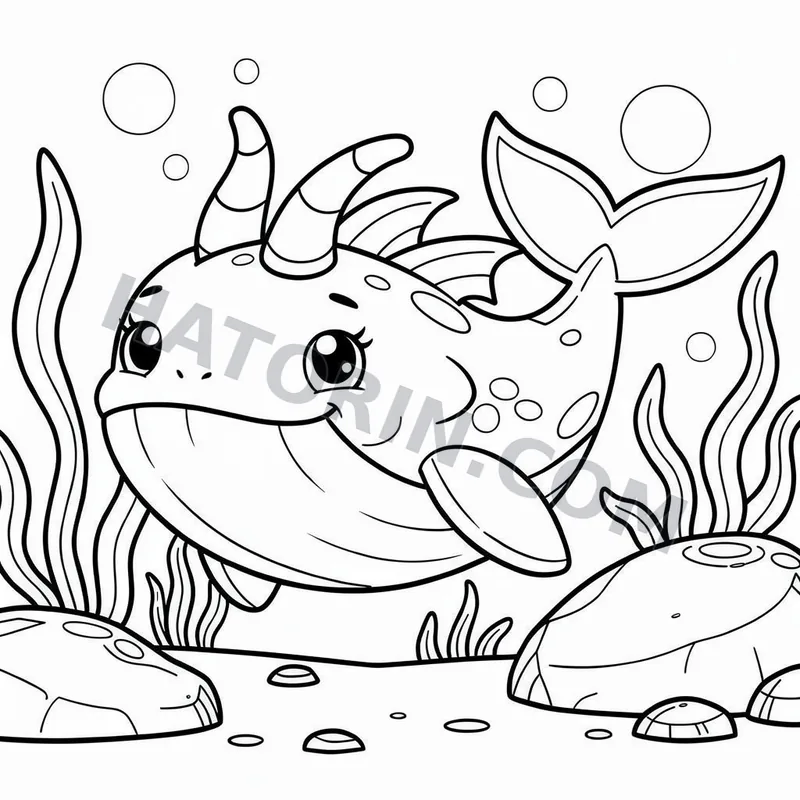 Easy Fantasy Creatures coloring page preview 6