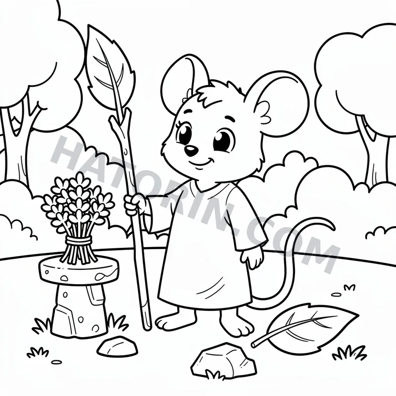 Easy Fantasy Heroes coloring page preview 7