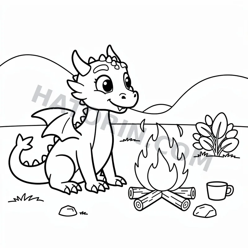 Easy Fantasy Heroes coloring page preview 10