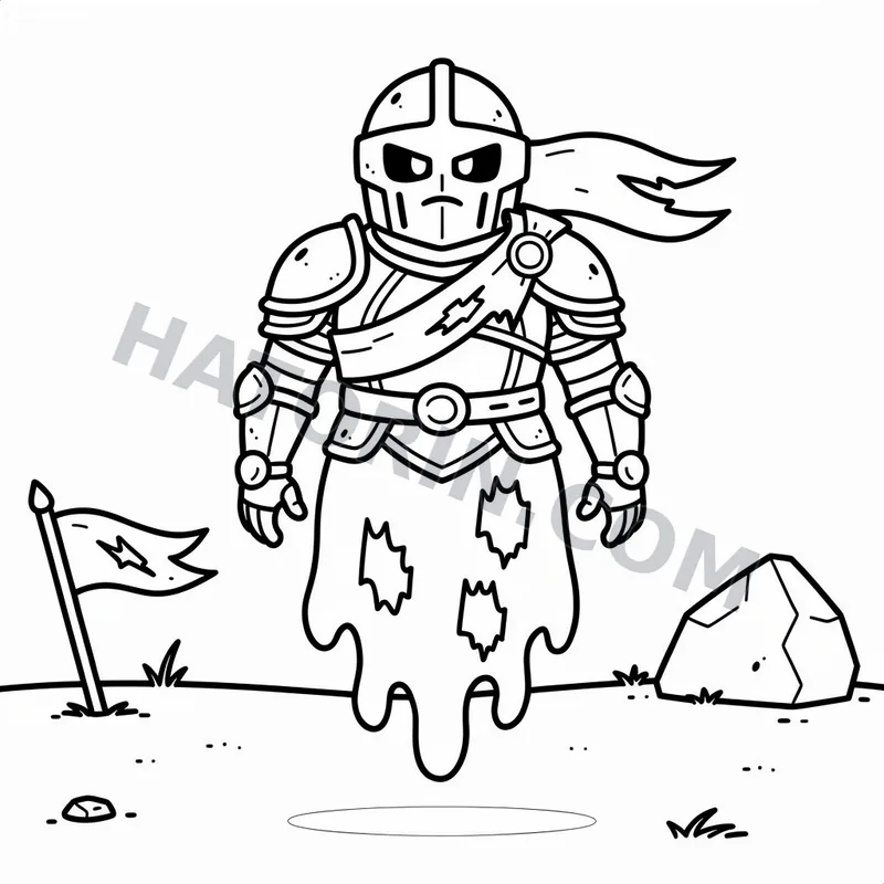 Easy Fantasy Villains coloring page preview 4