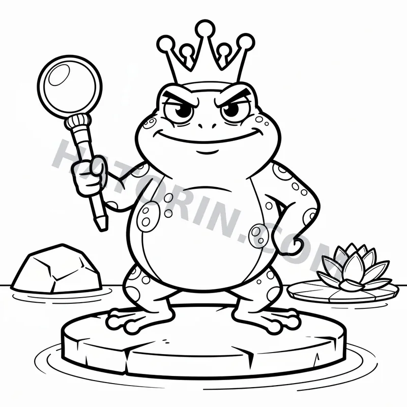Easy Fantasy Villains coloring page preview 5