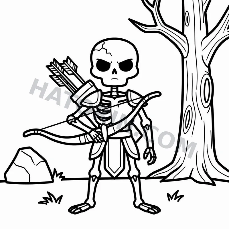 Easy Fantasy Villains coloring page preview 8