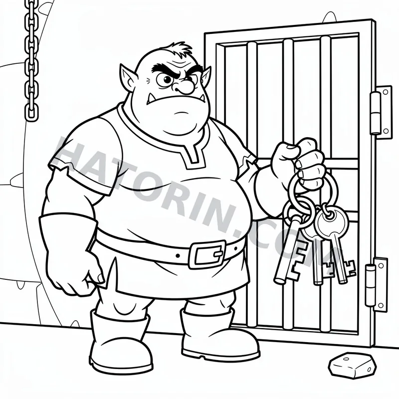 Easy Fantasy Villains coloring page preview 10