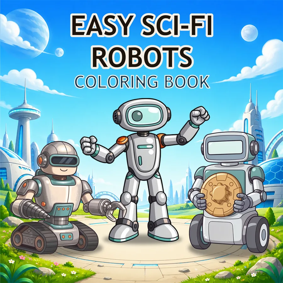 Easy Sci-Fi Robots cover
